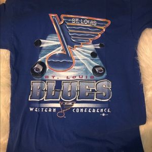 VINTAGE SAINT LOUIS BLUES TSHIRT